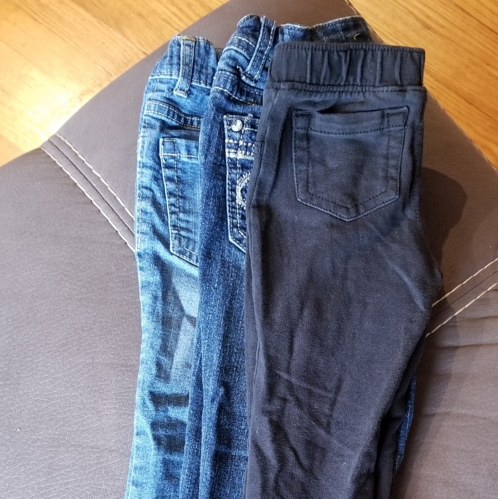 Three pairs of girls' pants